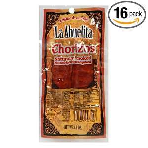 Patrick Cudahy La Abuelita Chorizo, 3.5 Ounce Packages (Pack of 16 