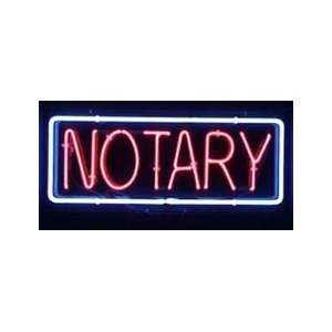  Notary Neon Sign 13 x 30