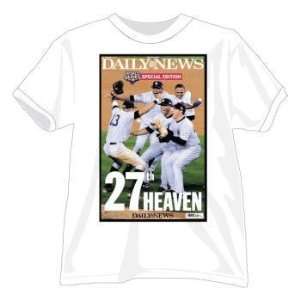  New York Daily News 27th Heaven White T Shirt Case Pack 