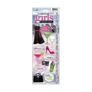  Paper House Girls Night Out Cardstock Stickers; 4 Items 