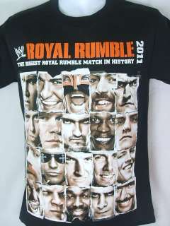 2011 Royal Rumble 40 man WWE Authentic T shirt NEW  