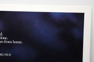 ET 1982 Rare E.T. Spaceship Advance Movie Poster 1 Sheet  