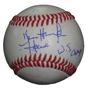  White Sox Announcer Ken Hawk Harrelson Autographed ROLB Baseball 