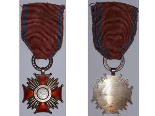 Poland WW2 medal Decoration Cross Merit 2Cl PR 1923 Polish War Service 