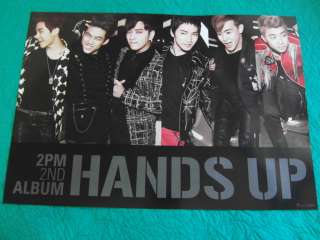 2PM   2ND ALBUM Hands Up CD +Unfold POSTER $2.99 Ship  