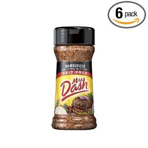 Mrs. Dash Grilling Blends Hamburger, 2.5 Ounce (Pack of 6)  