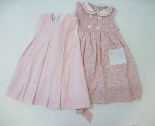 LOT 2 Girls ANCAR Pink Floral Dresses 2 Yrs.  