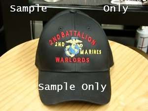 USMC 1st BATTALION 9th MARINES EMB CAP HAT  