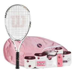  Wilson Stratus Three BLX Tennis Racquet Bag Bundle   With 