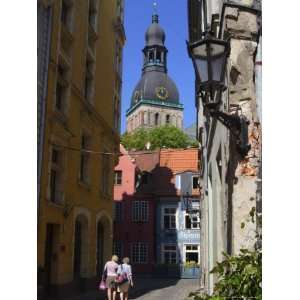  Narrow Streets of Riga, Lativa, Baltic States Photographic 