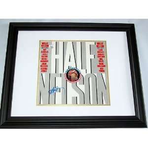  Willie Nelson Autographed Signed Framed Half Nelson Album 