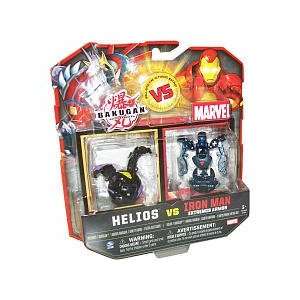   . Marvel Action Figures 2 Pack   Helios vs. Iron Man 