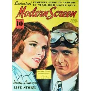   Poster Modern Screen Magazine Cover 1930 s Style B
