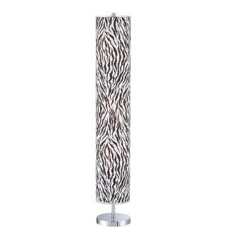   zebra print fabric shade in chrome finish buy new $ 183 00 $ 124 20 in