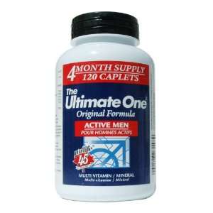  Nu Life The Ultimate One Men Active, 120 Count Bottle 