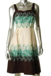 Madison Leigh Petite Versatile Dress Brown BHFO Sale 8P  