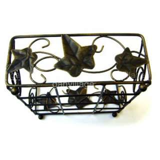 Cocktail Napkin Holders Wrought Iron 5 3/4H x 5 1/2  