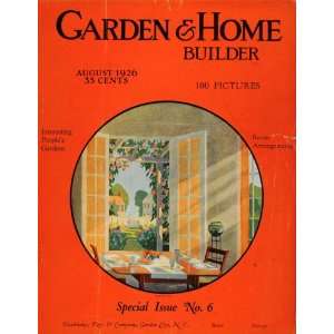 1926 Cover Garden Home Builder Room Arrangement Decor   Original Cover 