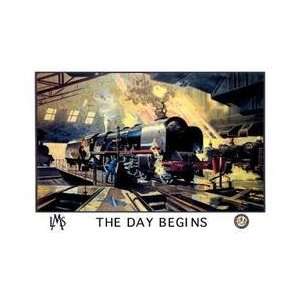  The Day Begins   LMS 12x18 Giclee on canvas