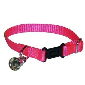  Sandia Pet Products Neon Pink Ferret Collar with Bell 