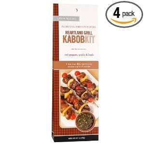Urban Accents Heartland Grill Kabob Kit, 1 Ounce Packages (Pack of 4)