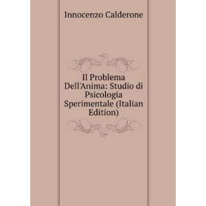   Psicologia Sperimentale (Italian Edition) Innocenzo Calderone Books
