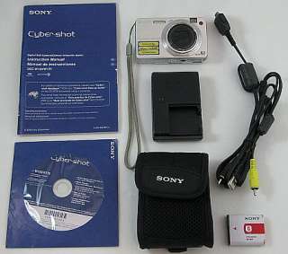 Sony Cyber Shot SILVER DSC W150 8.1 MP Digital Camera AS IS  