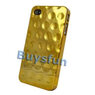 GOLD CHROME Metallic HARD CASE COVER For iphone 4 4G  