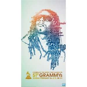  The 51st Annual Grammy Awards (TV) Poster B 20x40 Adele 