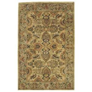  Capel   Piedmont   Isfahan Area Rug   6 Round   Amber 