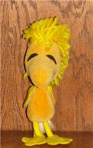 Vintage Woodstock Peanuts Character Velveteen Bird Toy  