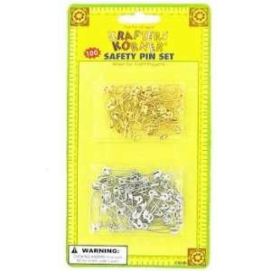  100 Piece Safety Pin Craft Set Case Pack 48