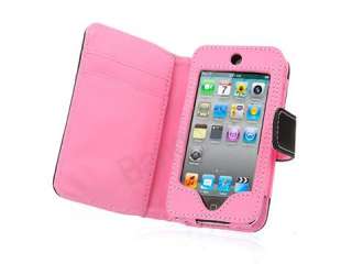 Wallet Leather Credit ID Card Holder Flip Case Cover Pouch For iPod 
