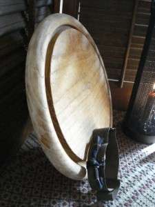   Farmhouse Kitchen Round Wood Breadboard Cutting Board Chopping