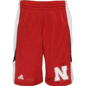 Nebraska Cornhuskers Red adidas Mesh Basketball Shorts  