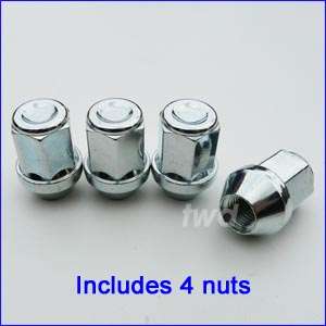 Includes a set of 4 nuts Use with original or after market wheels Fits 