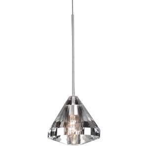 Carina Quick Connect Monopoint Pendant Kit with Clear Crystal Glass 