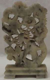 Hand Crafted Chinese Tall Dragon Soapstone  