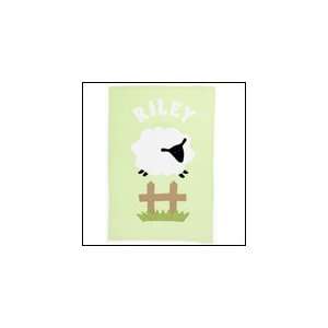  Personalized Sheep Baby Blanket Baby