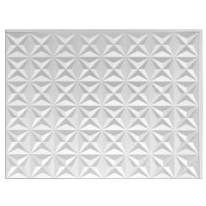  MirroFlex Star 18 Inch x 24 Inch Backsplash Paintable 