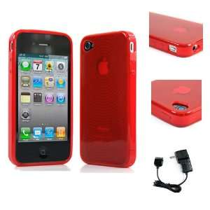  Red Target Design Flex Case for Apple Apple iPhone 4S and 