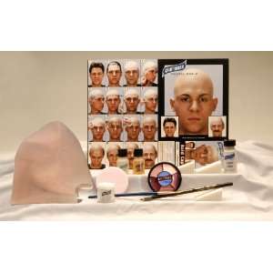 Lets Party By Graftobian Professional Bald Cap Complete Kit / White 