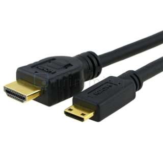 NEW 3FT Mini HDMI Cable Type C to Type A For Sony Canon Casio Camera 
