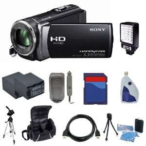   CX210 High Definition Handycam Camcorder (Black)   Advanced Package