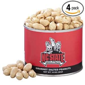 Virginia Diner North Carolina State, Peanuts, 10 Ounce (Pack of 4 