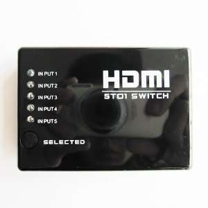   Switch Switcher Splitter for HDTV PS3 DVD + IR Remoter Electronics