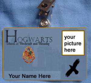 Harry Potter Hogwarts ID Card Ravenclaw School Witch  