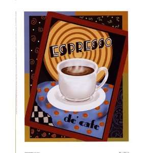   De Cafe   Poster by Betty Whiteaker (9.5x11.75)