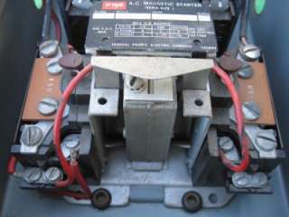 FPE 4204 AU13 AC MAGNETIC MOTOR STARTER 10HP SIZE 1  