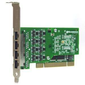   A104 QuadT1/E1 AFT Interface Card   Asterisk Interoperab Electronics